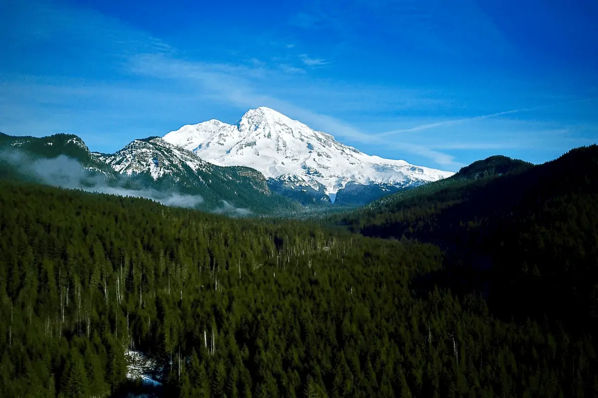 Mt. Rainier in Washington.