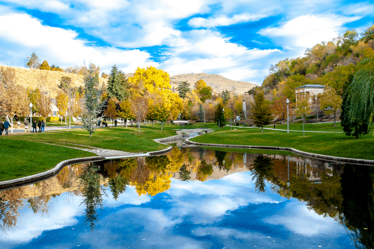 Bonneville Hills in Salt Lake City.