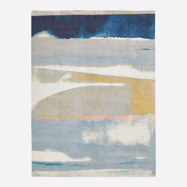 West Elm Sunkissed Landscape Rug, 5 x 8