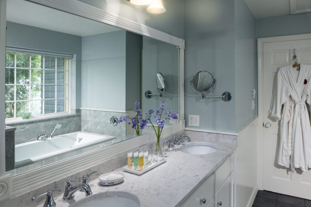 Luxury Bathroom, Inn at Sunrise Point, Camden, Maine, USA