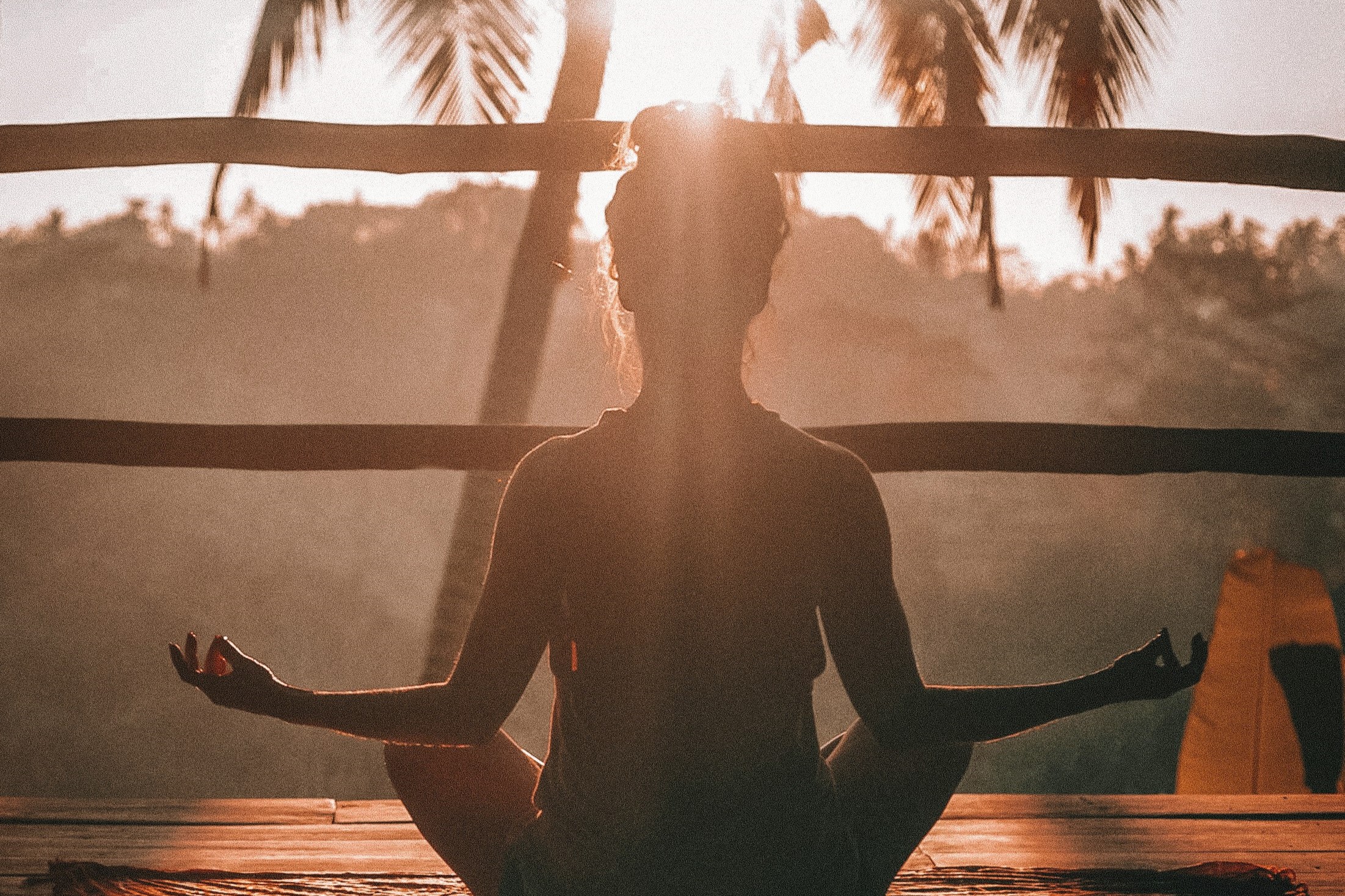 Relax with a yoga class.