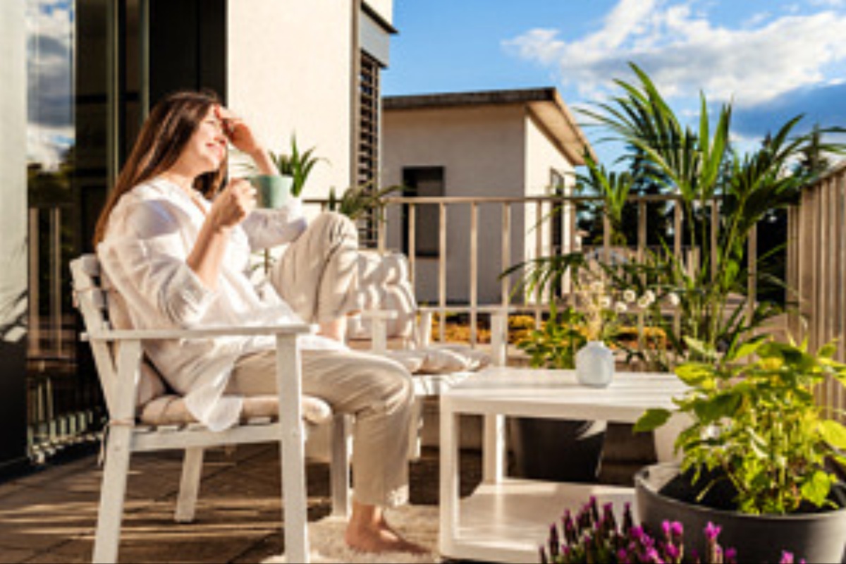 Woman relaxing