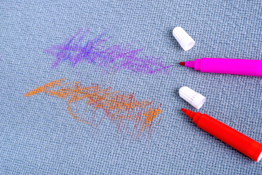 fabric stains from markers