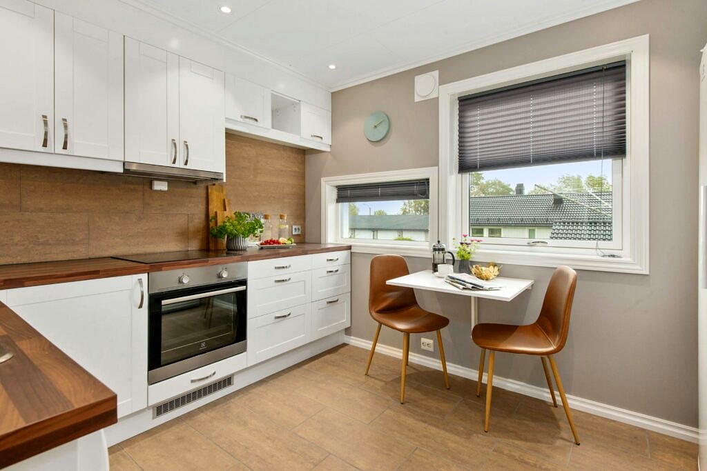 Kitchen with a small table